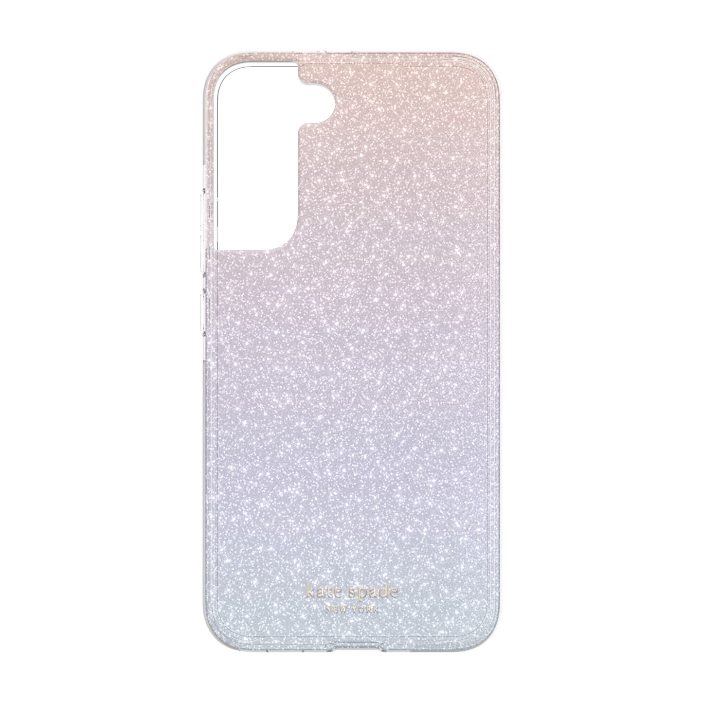KSNY Samsung Galaxy S22 5G Defensive Hardshell, Ombre Glitter/Pink/Purple/Blue/T