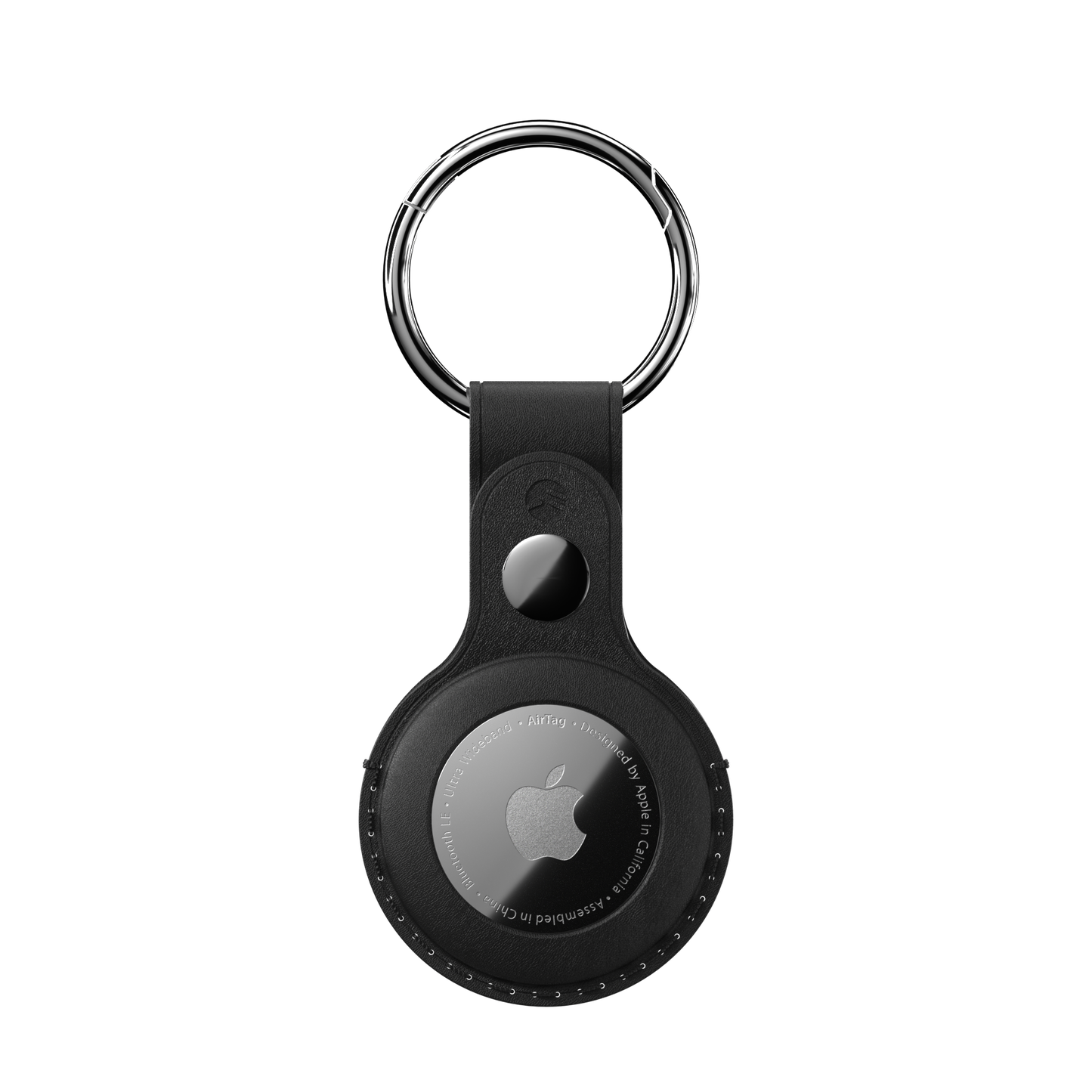 SwitchEasy AirTag Wrap Genuine Leather, Black