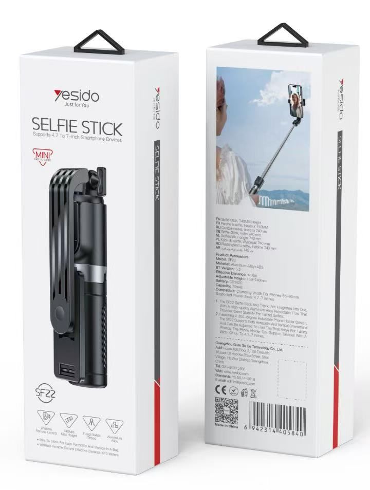 Yesido SF22 Selfie Stick 740MM