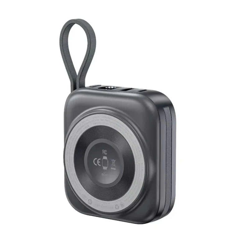 WiWU P055 Cube 3 in 1 Power Bank 10000mAh, Grey