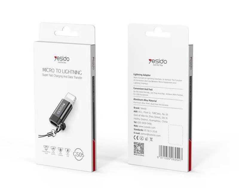 Yesido GS05 Micro to Lightning Adapter