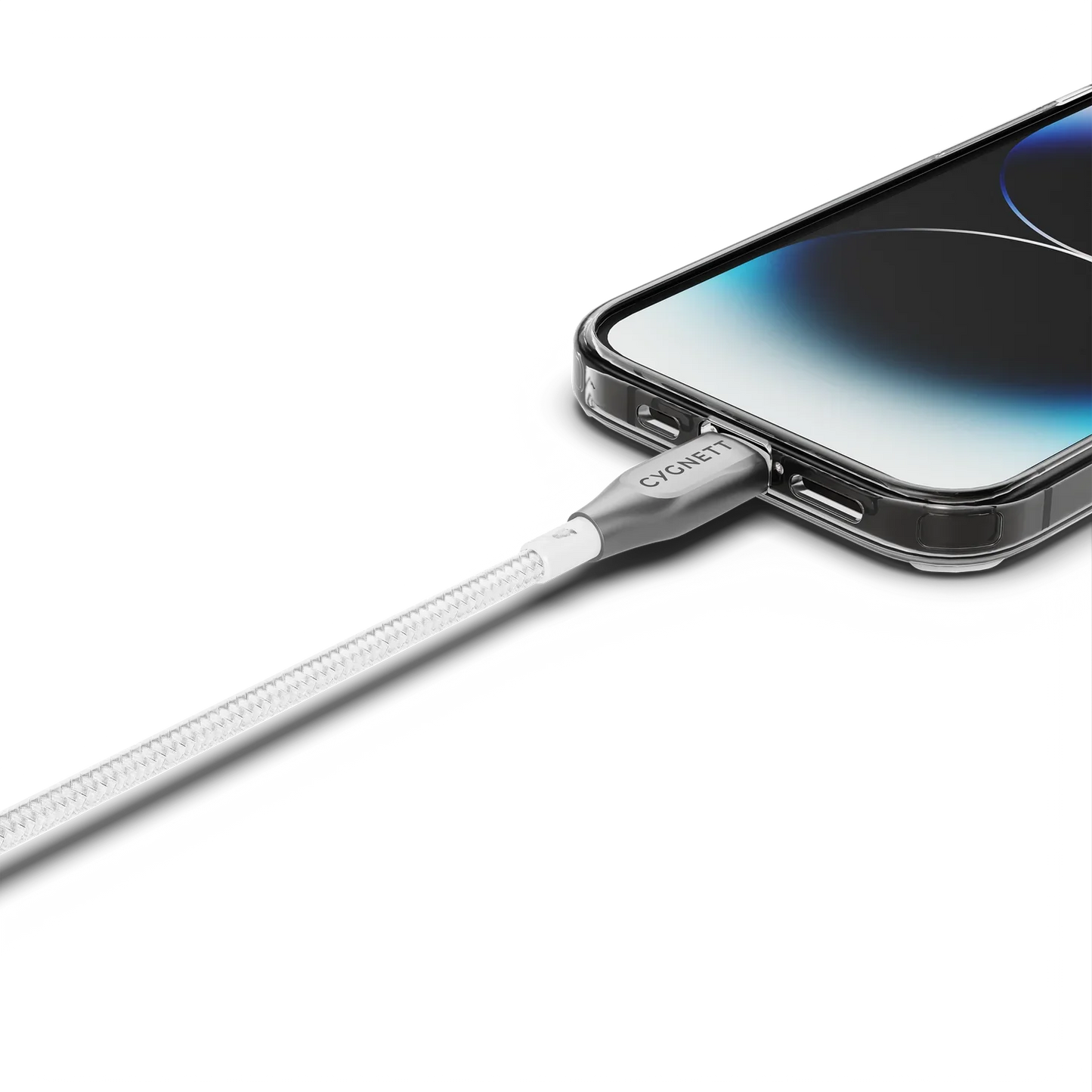 <p>Cygnett Armoured Lightning to USB-C Cable 2M, White</p>