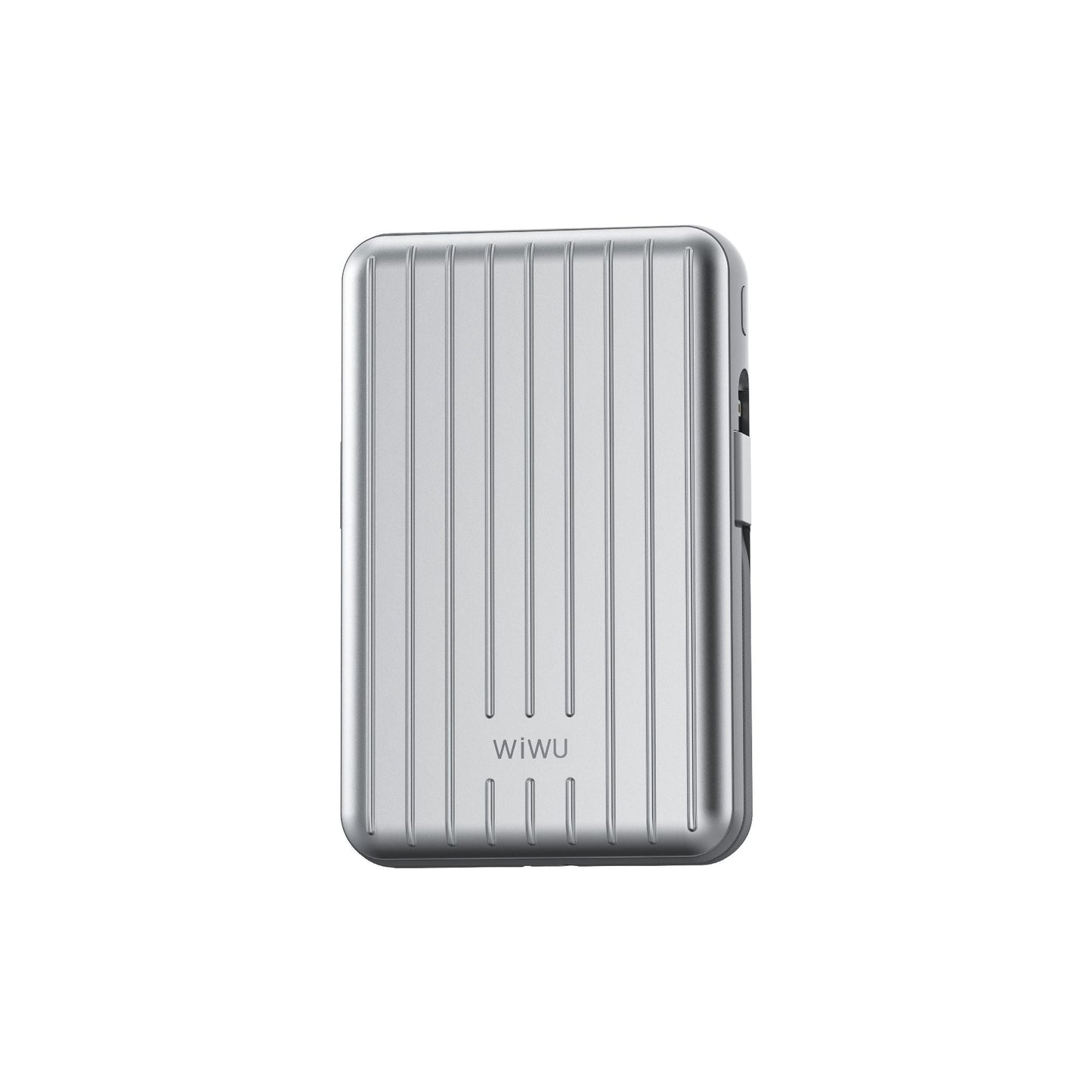 WiWU PP03 Trunk Magnetic Power Bank 10000mAh, Silver