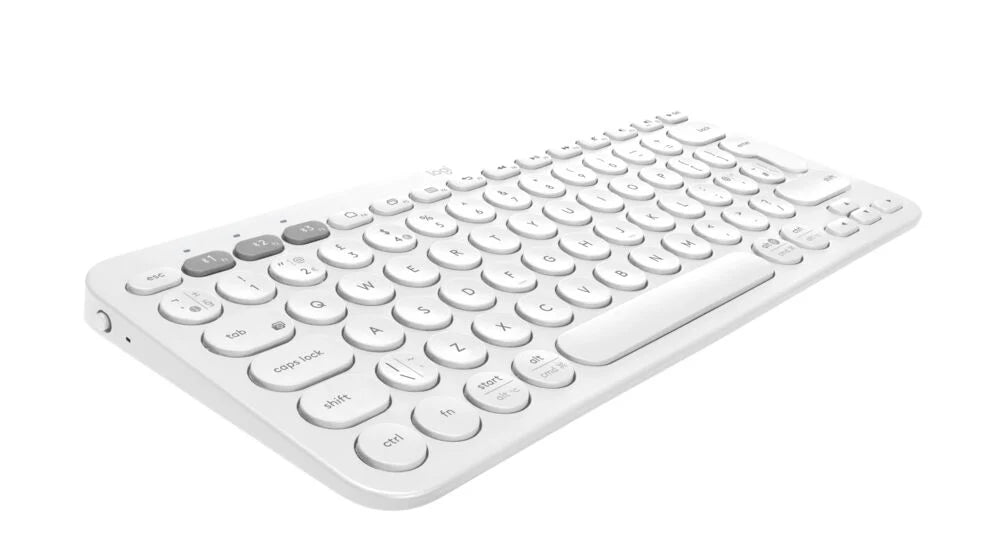 Logitech K380 Multi-Device Bluetooth Keyboard (White)
