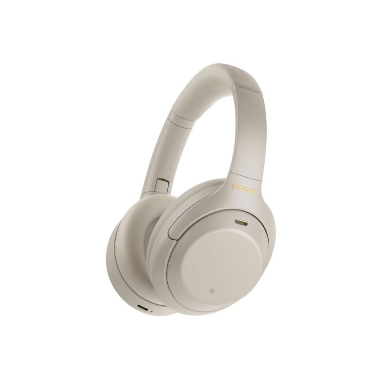 Sony WH-1000XM4 Wireless Noise-Cancelling Headphones, Silver