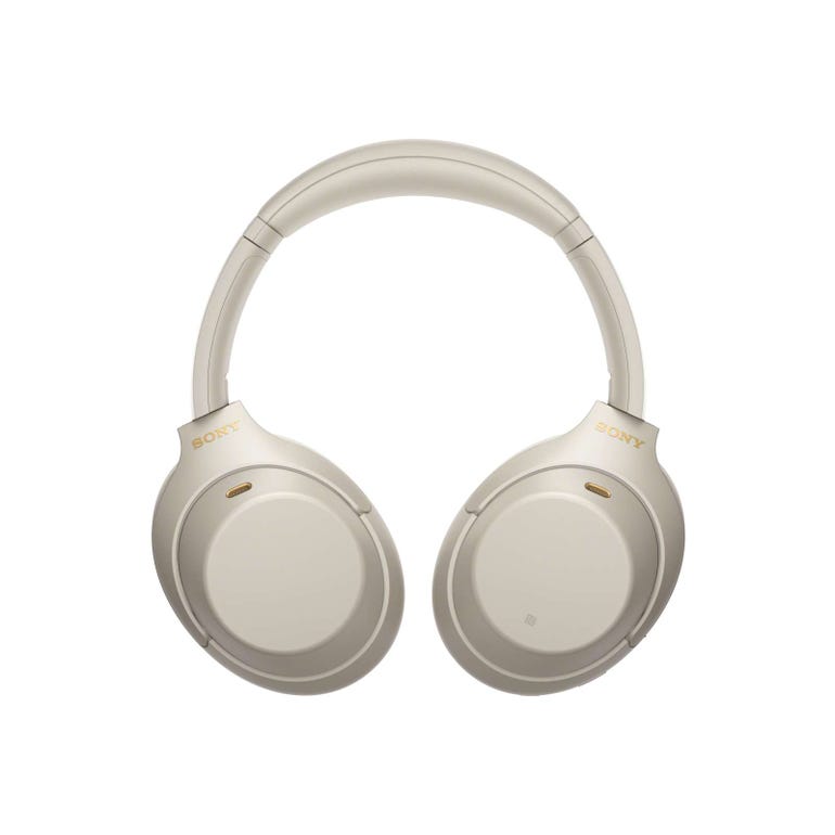 Sony WH-1000XM4 Wireless Noise-Cancelling Headphones, Silver