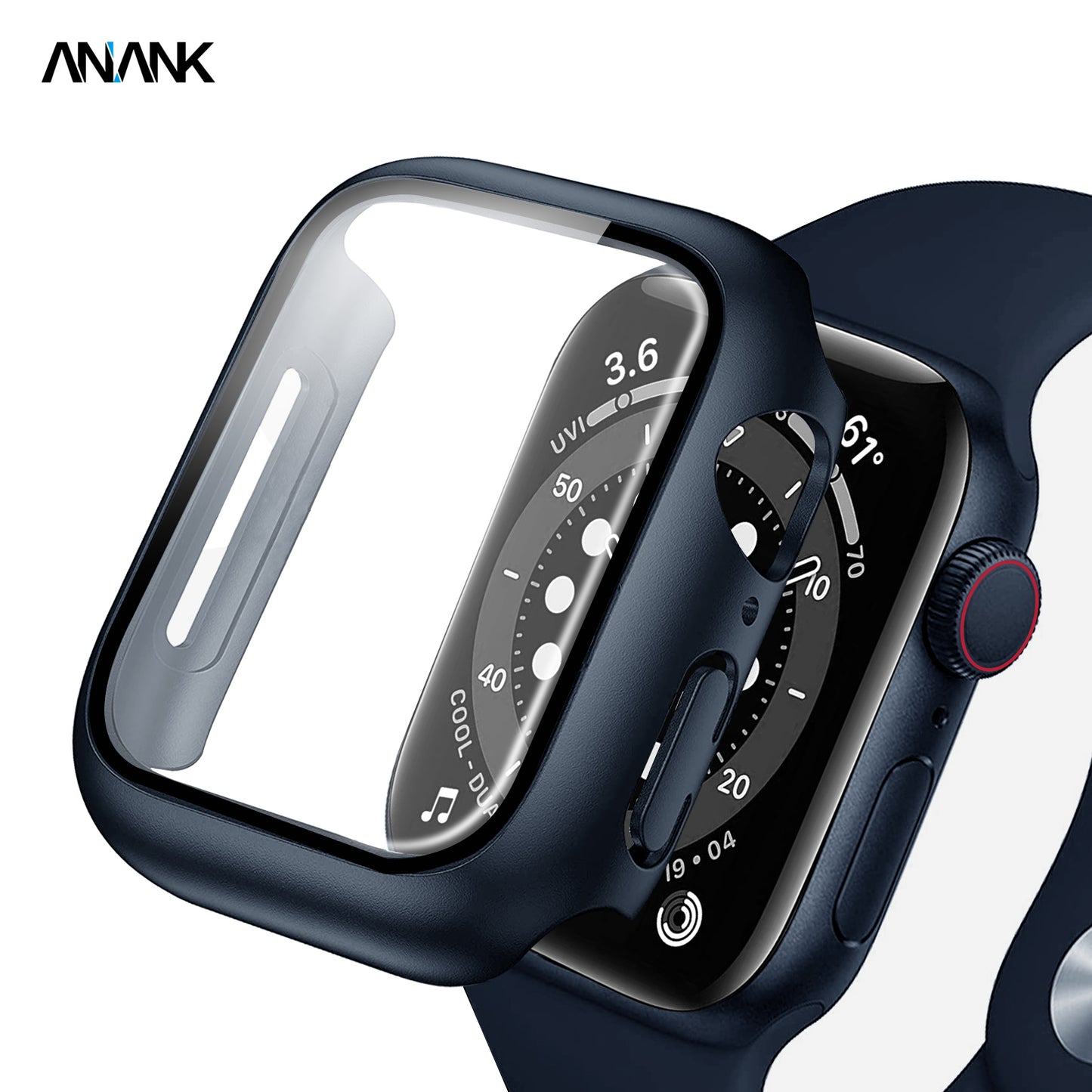 Anank Apple Watch Series (38mm) Screen Guard Case, Blue