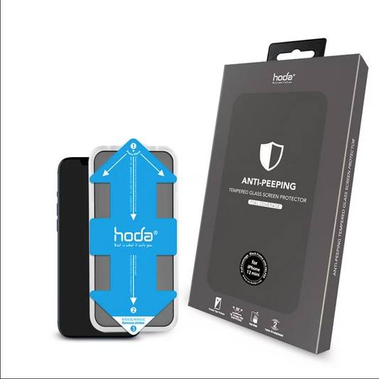 519219-Hoda iPhone 12 mini Tempered Glass with Helpe