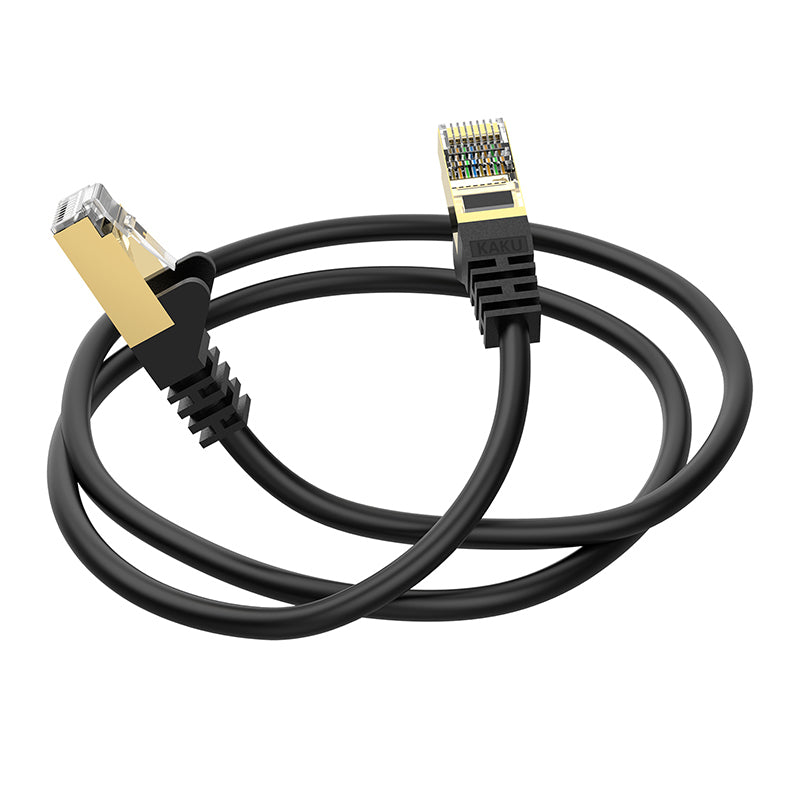 <p>Kaku Class Pure Copper Gigabit Ethernet Cable (1M), Black</p>