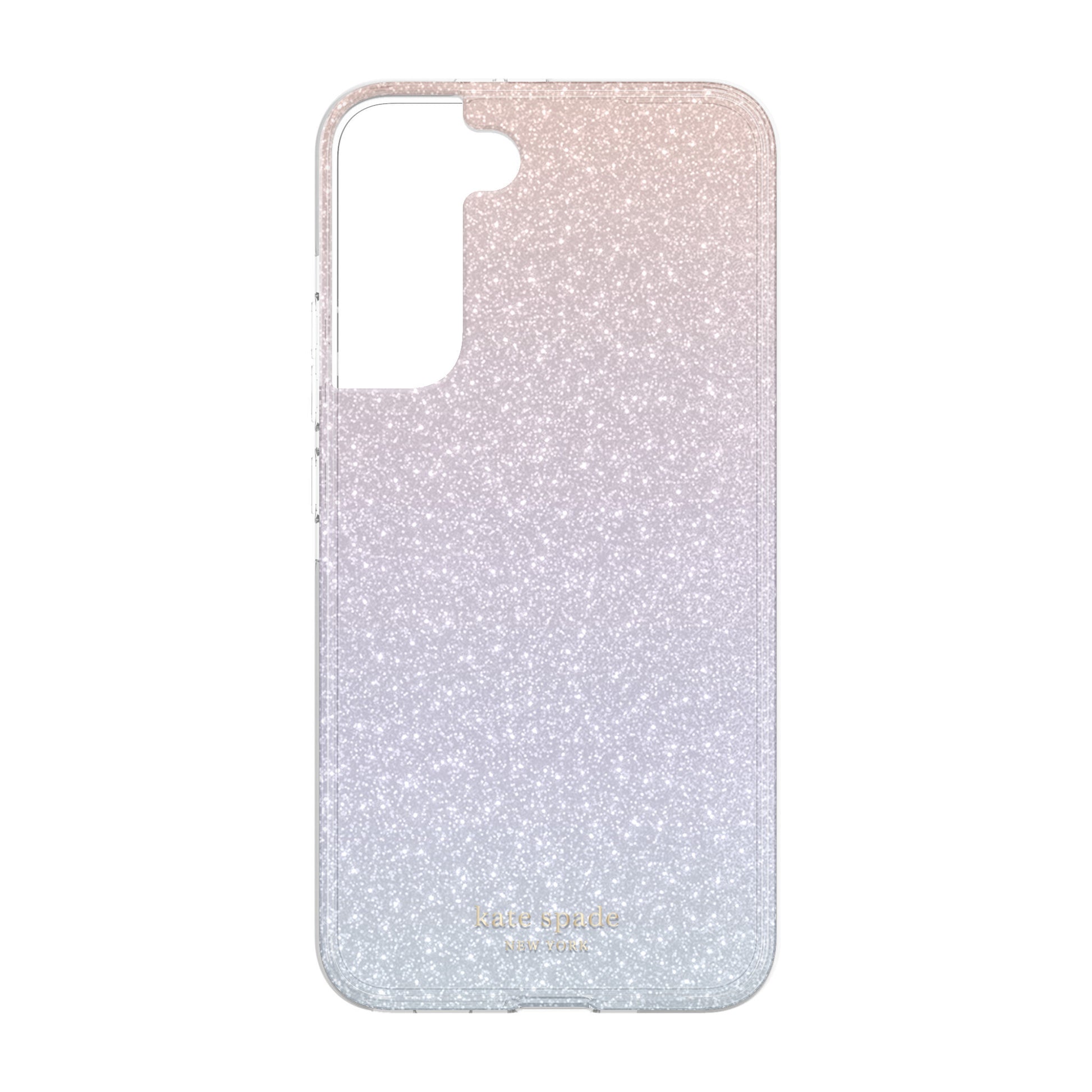 KSNY Samsung Galaxy S22 Ultra 5G Defensive Hardshell, Ombre Glitter/Pink/Purple/