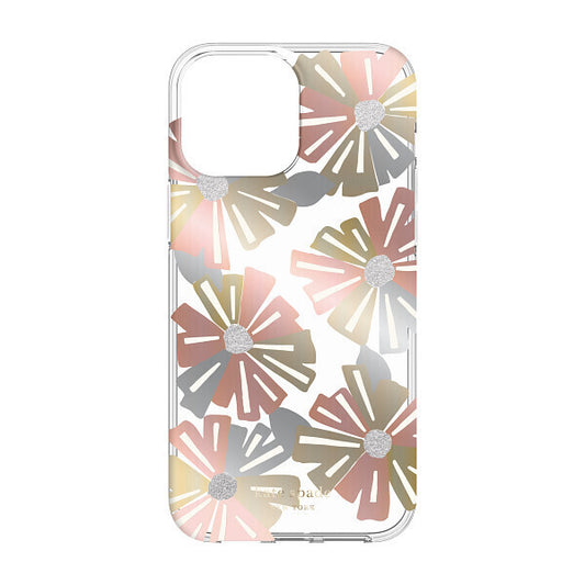 <p>KSNY iPhone 13 mini Protective Hardshell, Wallflower/Cream/Sliver Glitter/Rose G</p>