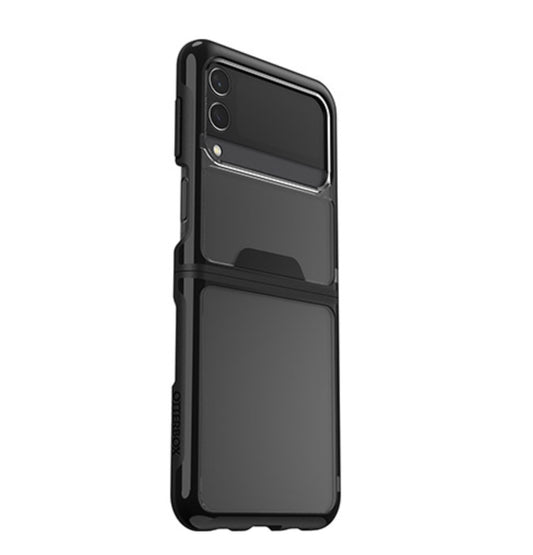 OtterBox Samsung Galaxy Z Flip3 Symmetry Flex, Black Crystal