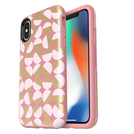 OtterBox iPhone X Symmetry IML Series, Mod About You (Beige/Blush/Dots)
