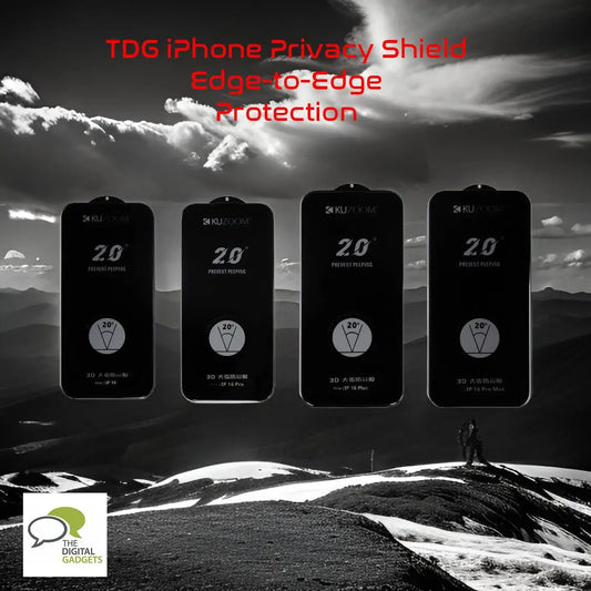Dux Ducis iPhone 16 Pro Tempered Glass Full Screen, Privacy
