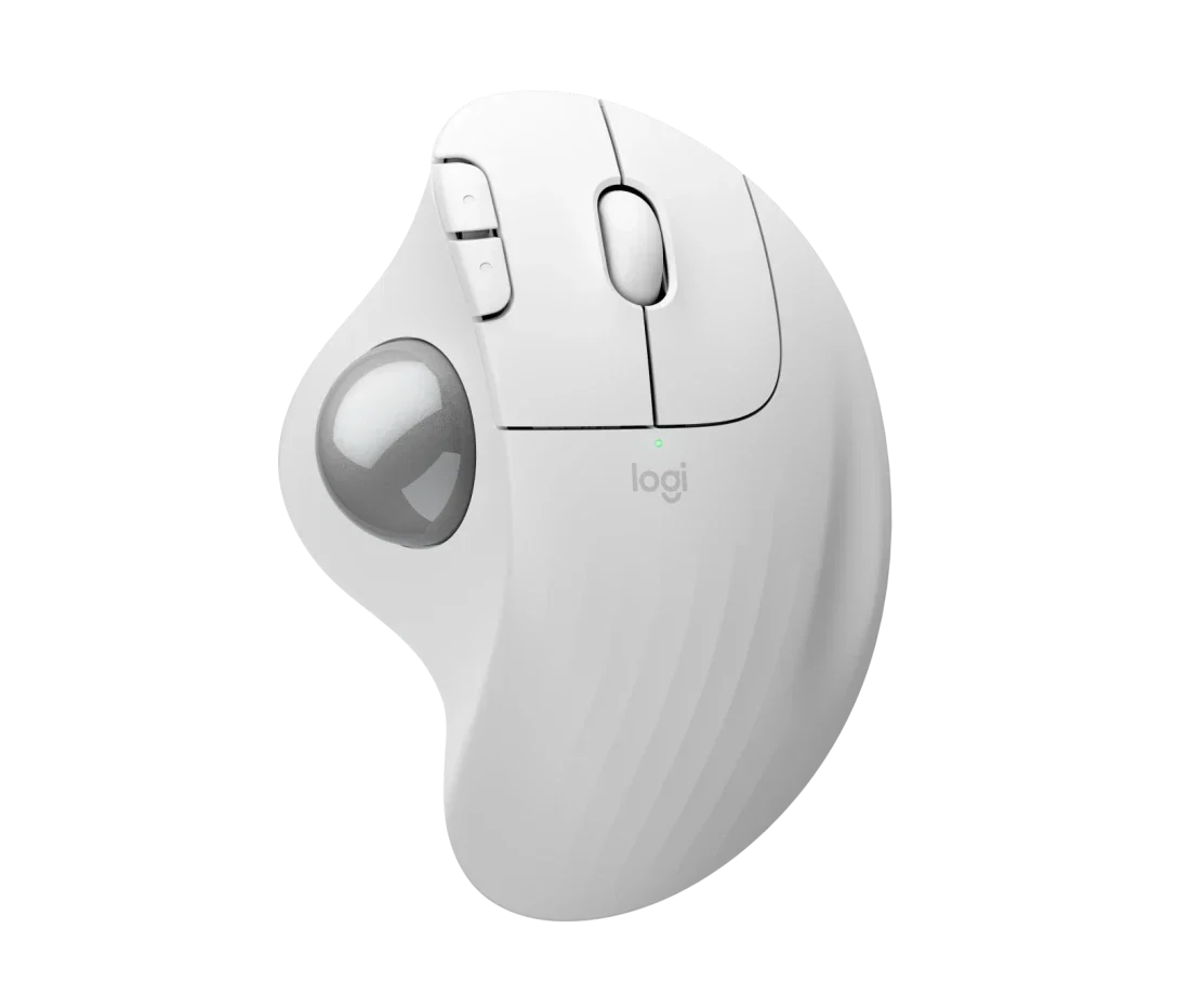 Logitech ERGO M575S Mouse, White