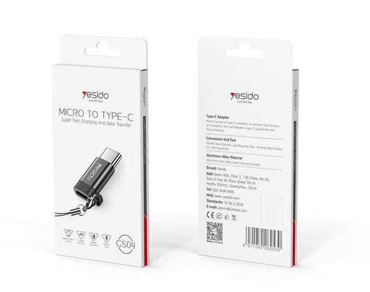 Yesido GS04 Micro to Type-C Adapter