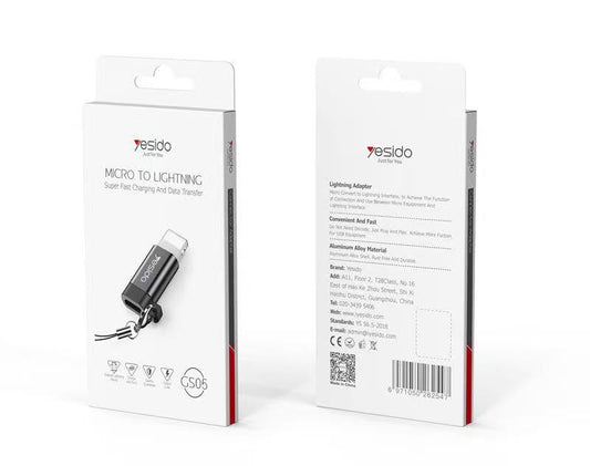 Yesido GS05 Micro to Lightning Adapter