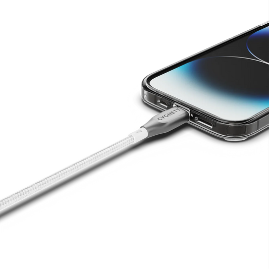 <p>Cygnett Armoured Lightning to USB-C Cable 2M, White</p>