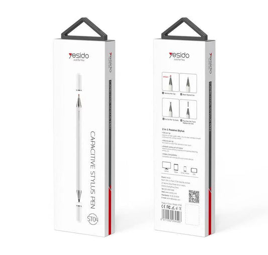 Yesido ST04 Capacitive Stylus Pen Dual Tip, White