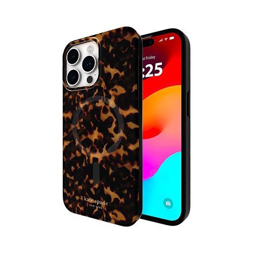 KSNY iPhone 15 Pro Max Protective Hardshell Case with MagSafe, Transparent Torto