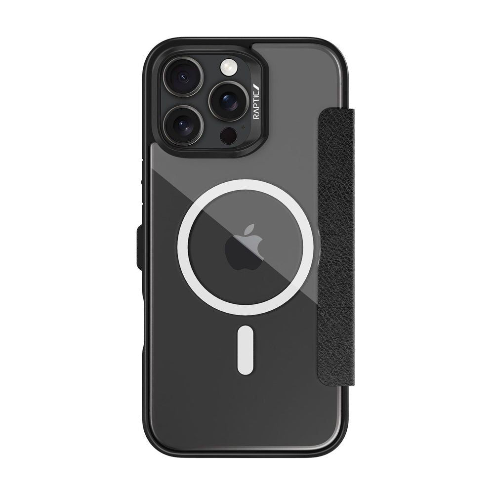 <p>x-doria Raptic iPhone 16 Pro Urban Folio MagSafe Case, Black</p>