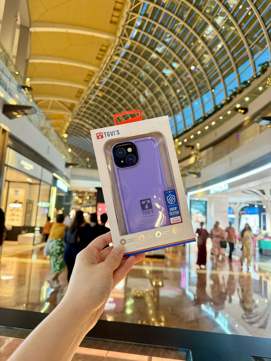 <p>TGVIS iPhone 13 mini Tracing Series, Purple</p>