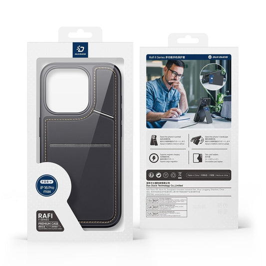 <p>Dux Ducis iPhone 16 Pro Max Rafi II Mag, Black</p>