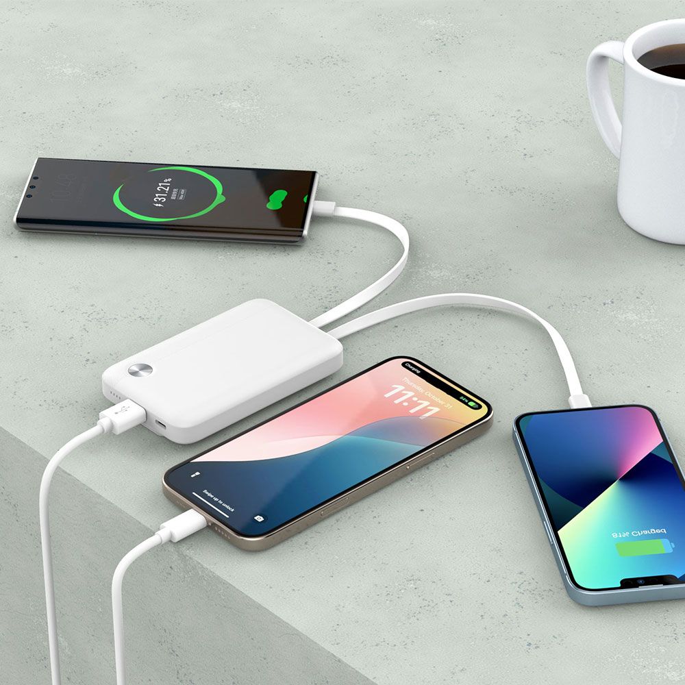 WiWU P060 Endurance Power Bank 10000mAh, Black