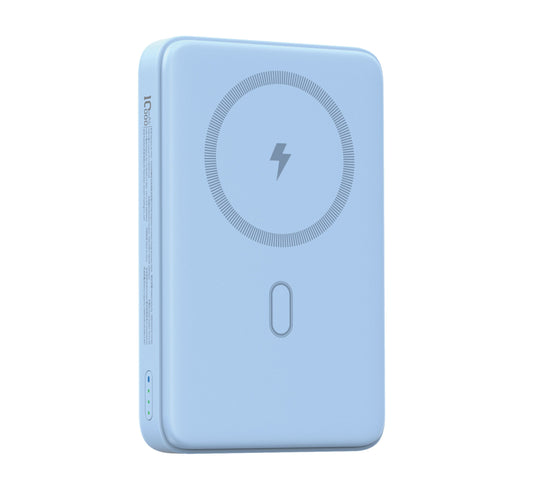 WiWU P043 Qi2 Magnetic Power Bank 10000mAh, Blue