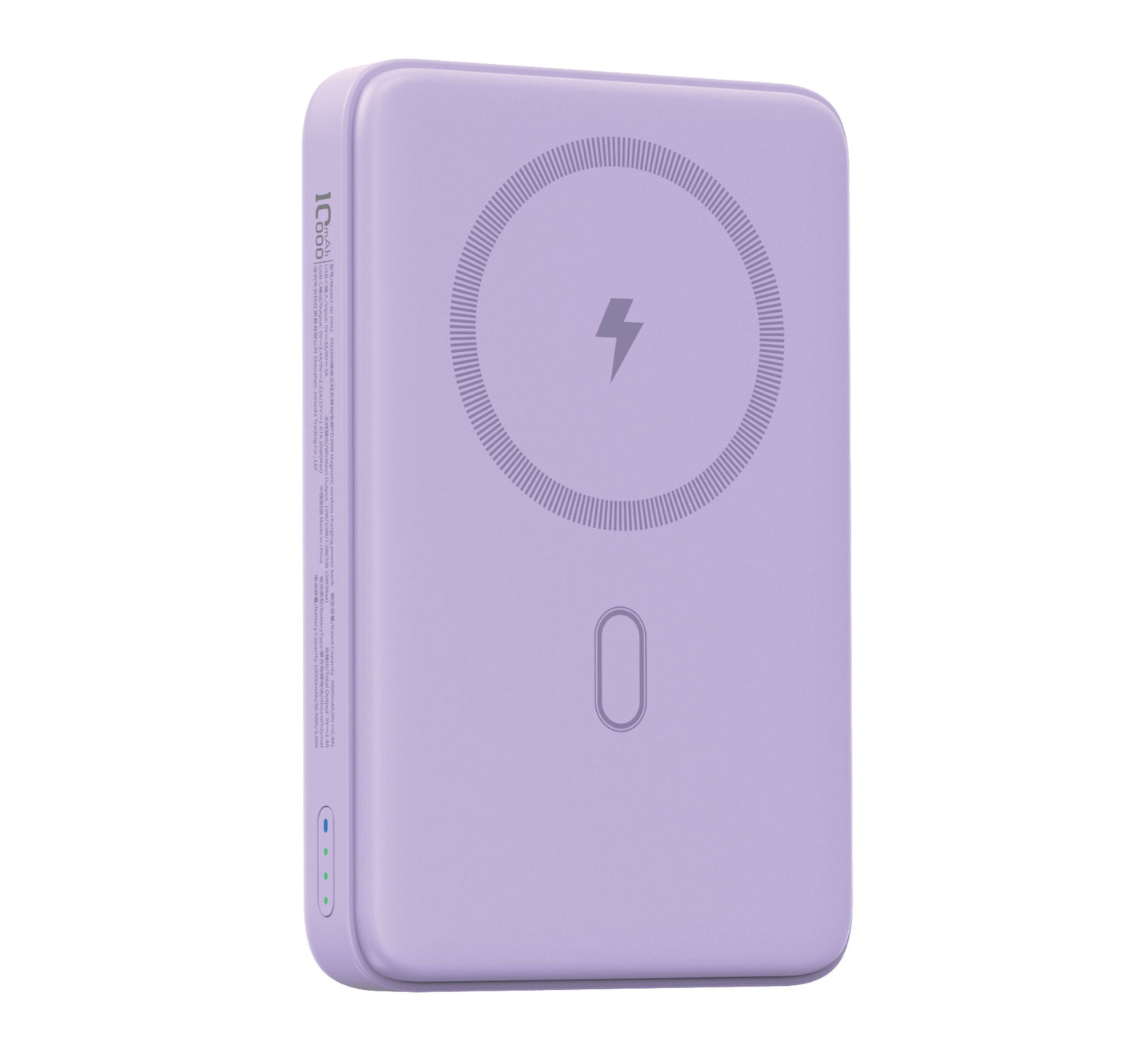 WiWU P043 Qi2 Magnetic Power Bank 10000mAh, Purple