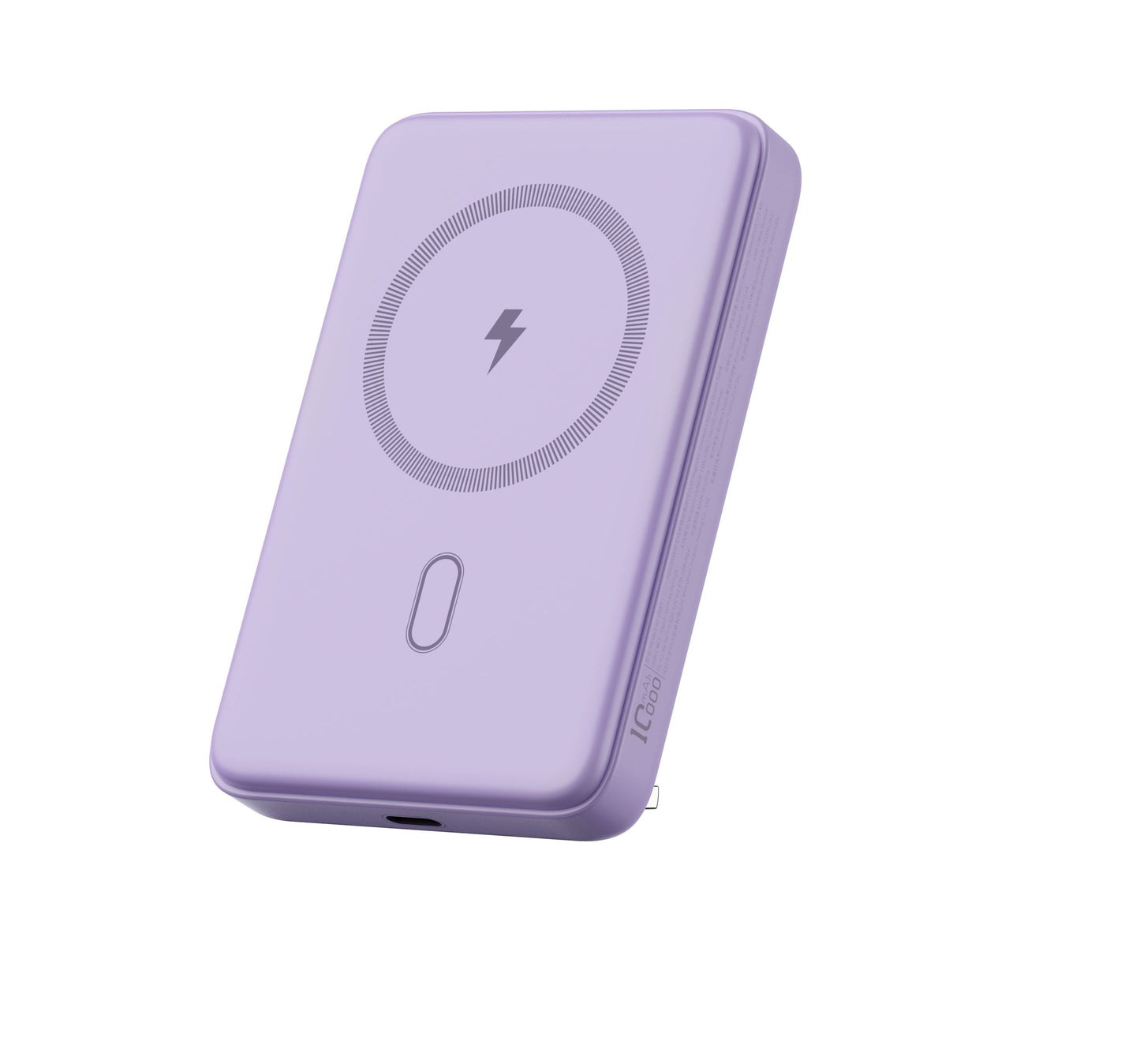 WiWU P043 Qi2 Magnetic Power Bank 10000mAh, Purple