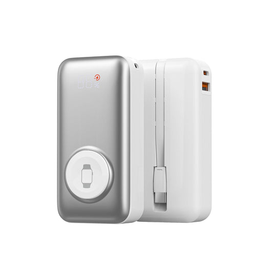 WiWU P027 Elite Power Bank 10000mAh, Silver