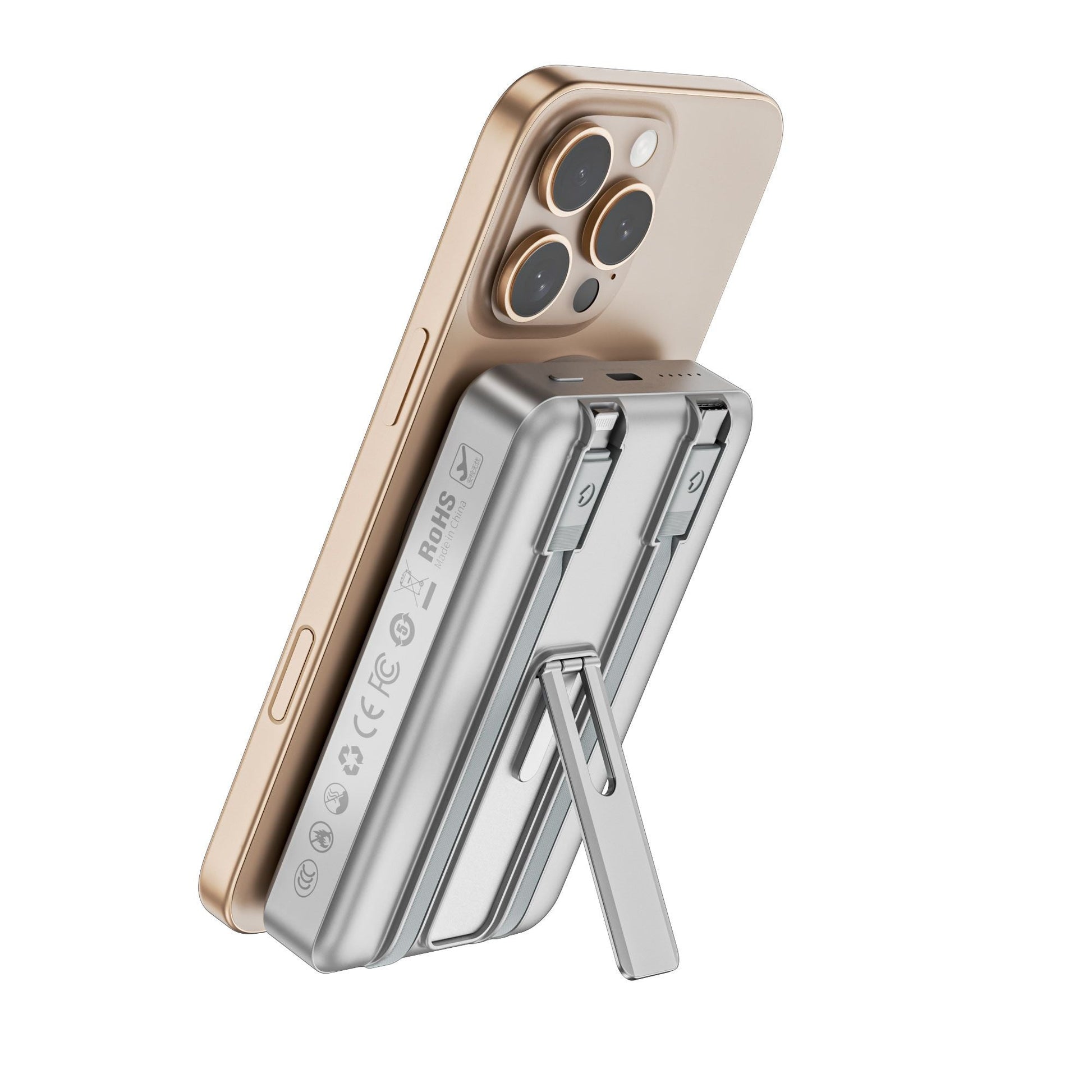 WiWU P056 Elite Power Bank 10000mAh, Silver