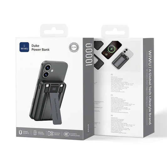WiWU P061 Duke Power Bank 10000mAh, Black