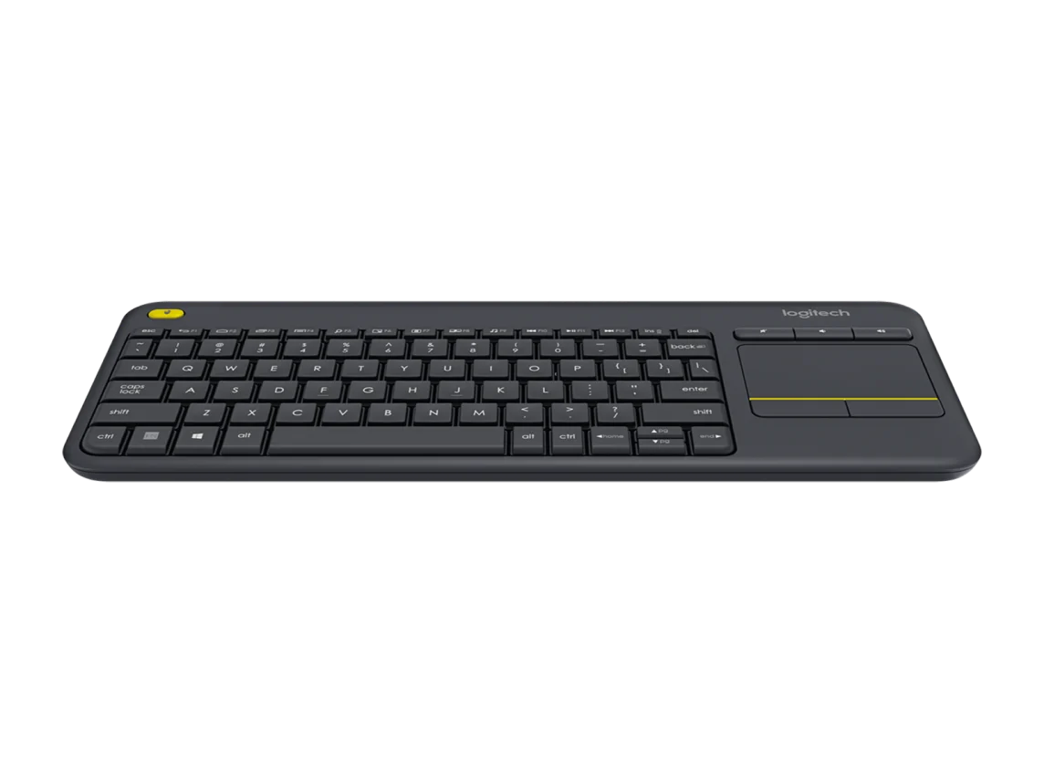 Logitech K400 Plus Wireless Touch Keyboard, Black