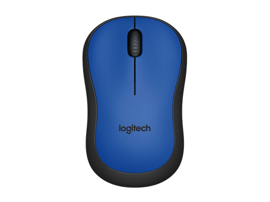 Logitech M221 Silent Wireless Mouse, Blue