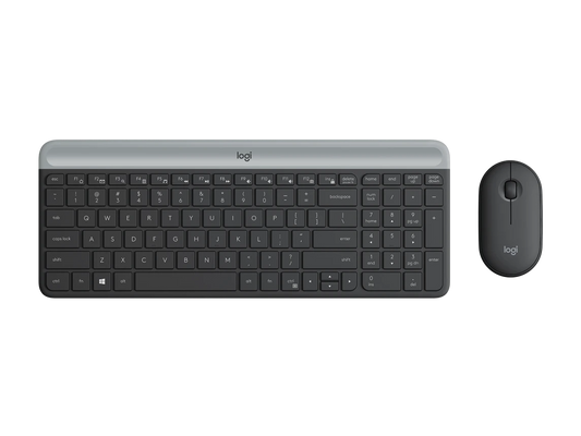 Logitech MK470 Slim Wireless Combo, Black